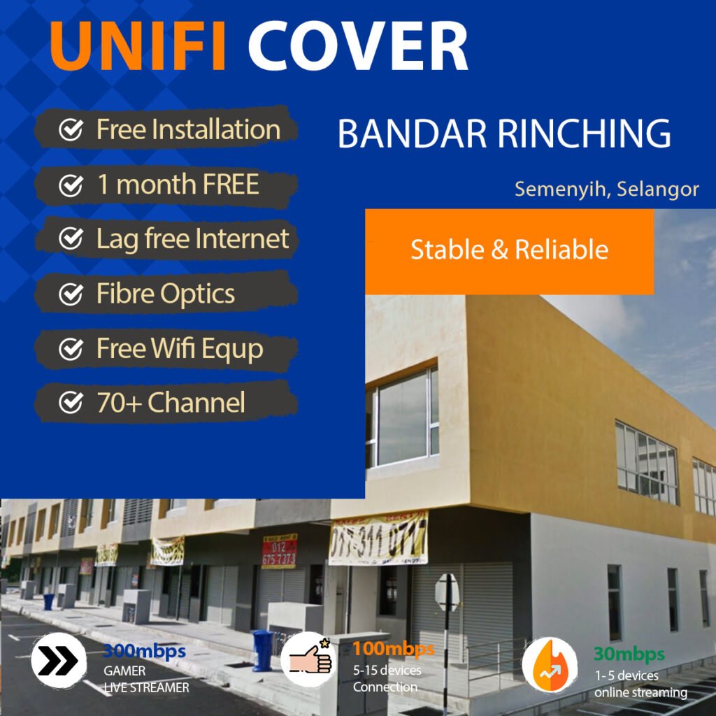 unifi bandar rinching