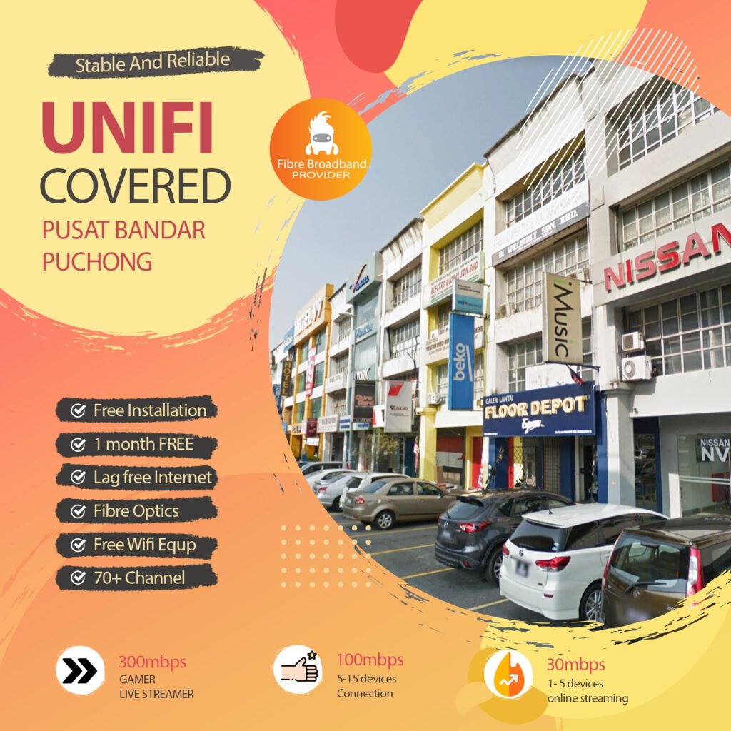 unifi puchong coverage