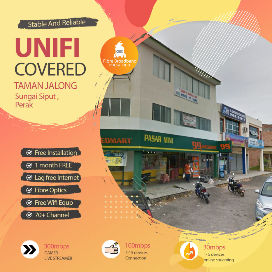 Unifi Sungai Siput coverage - fibre internet plan Taman ...