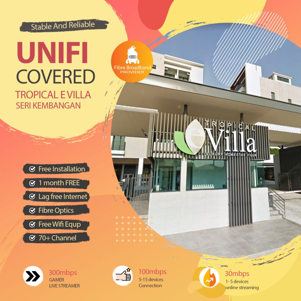 Tropical E villa Jinma unifi