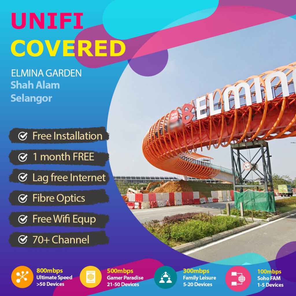 unifi elmina shah alam