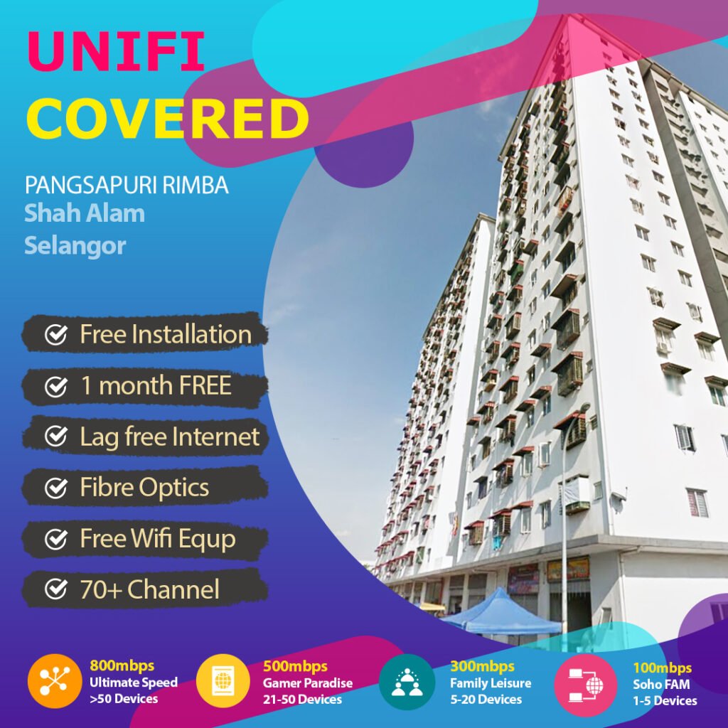 unifi pangsapuri rimba