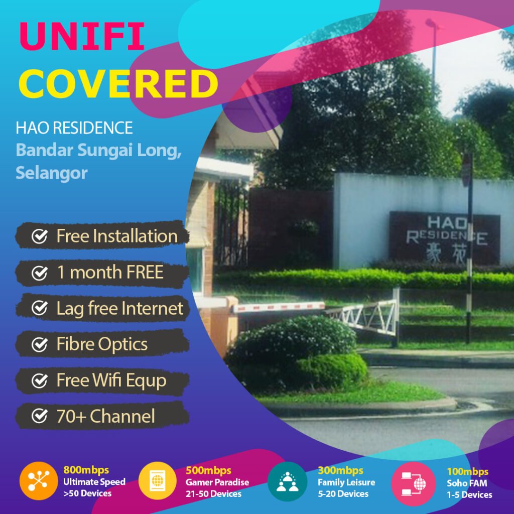 unifi bandar sungai long