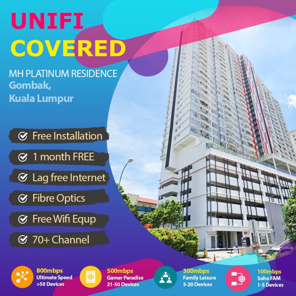 unifi gombak coverage