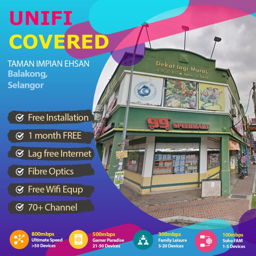 unifi balakong coverage