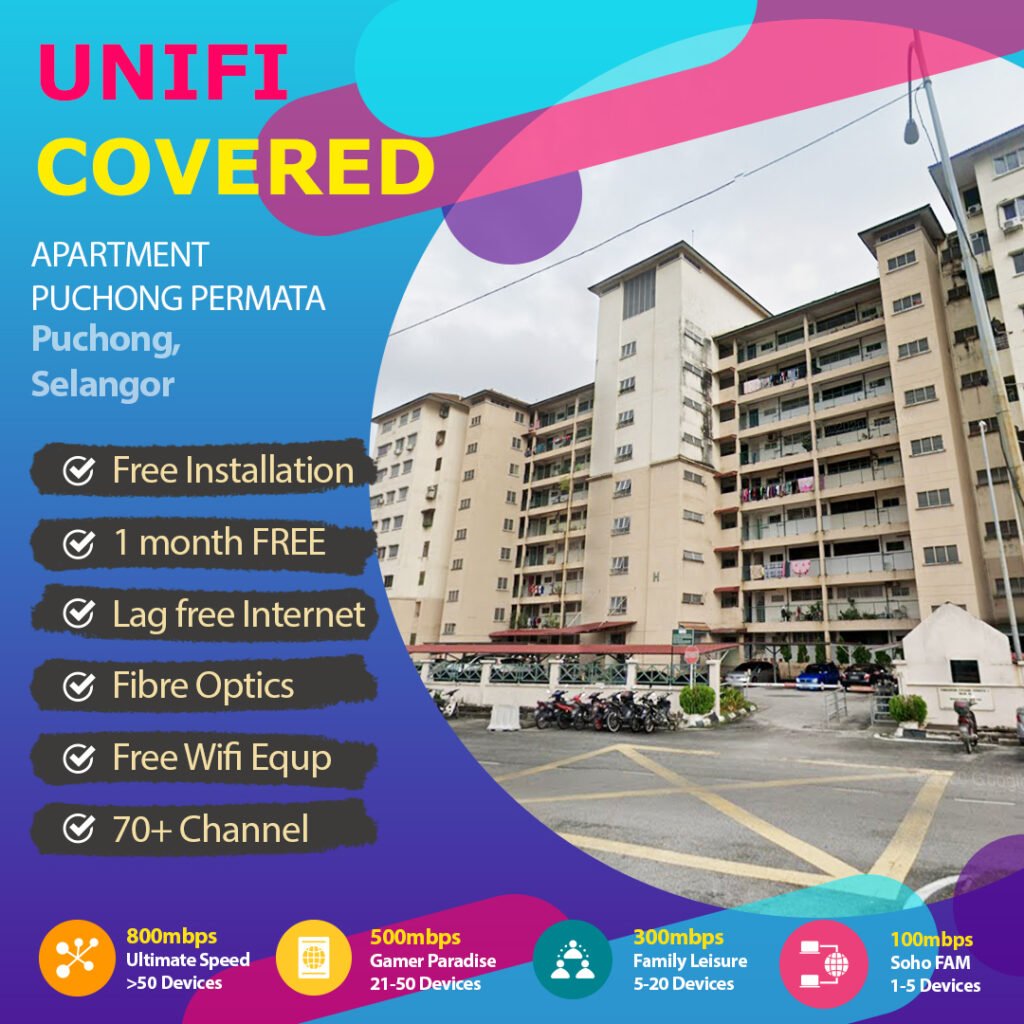 unifi puchong coverage