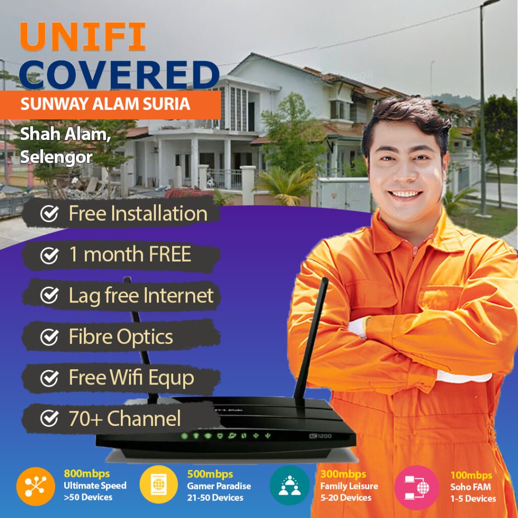 unifi shah alam coverage