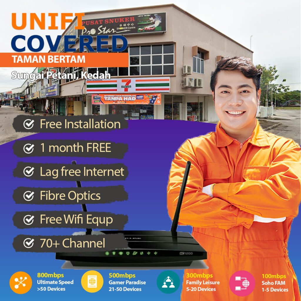 unifi cover taman bertam