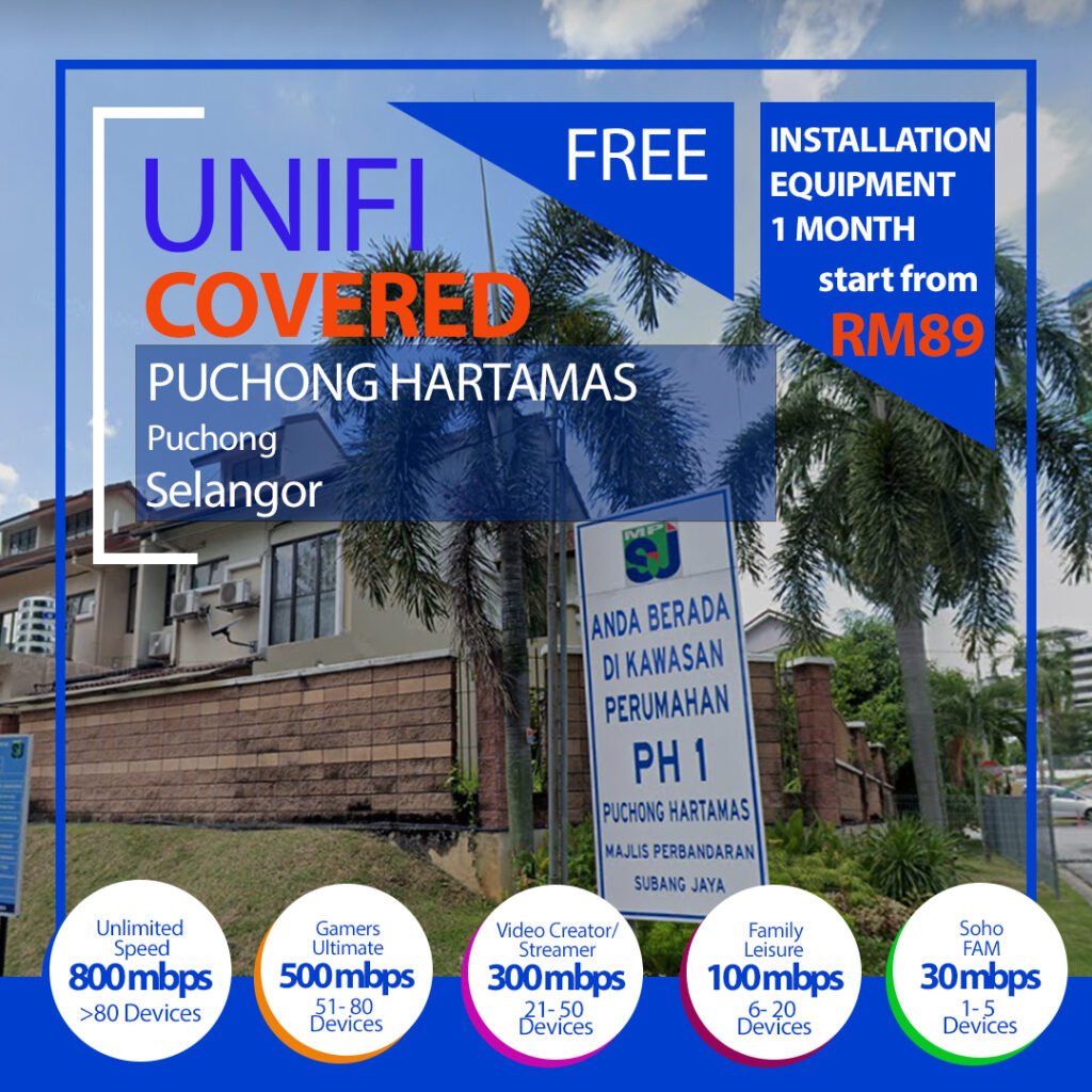 unifi puchong coverage