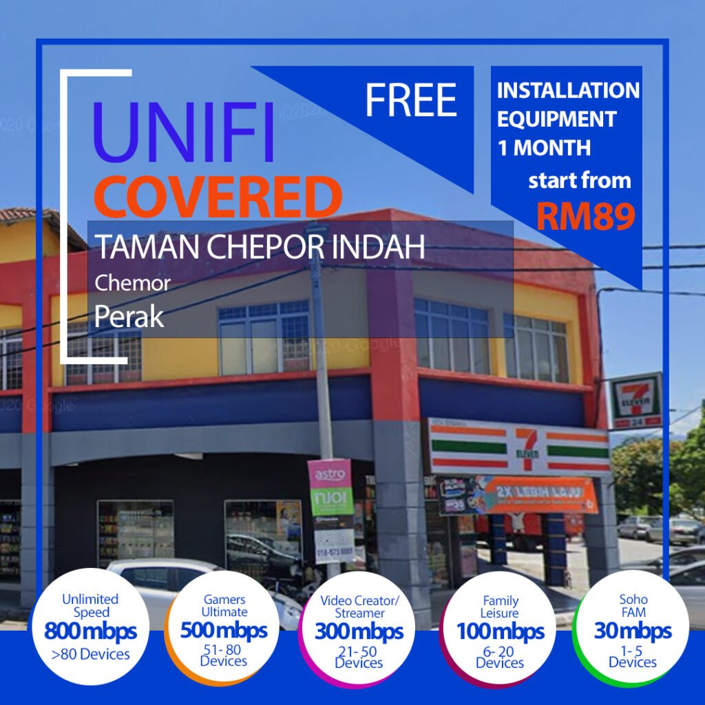 unifi chemor coverage