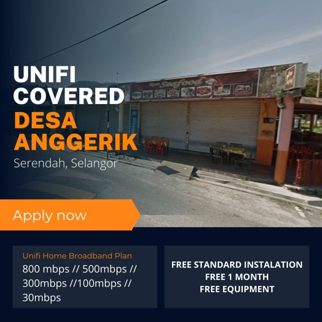 unifi serendah coverage