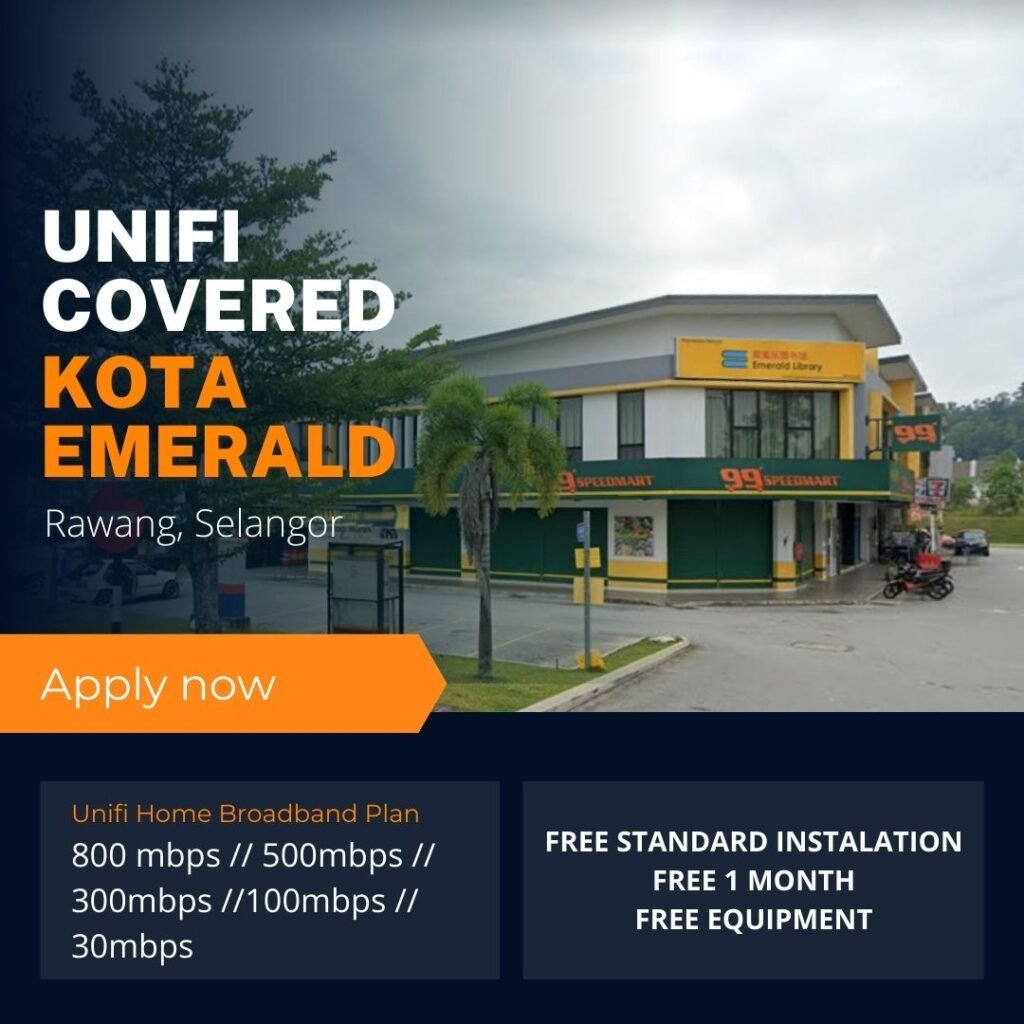 unifi kota emerald coverage