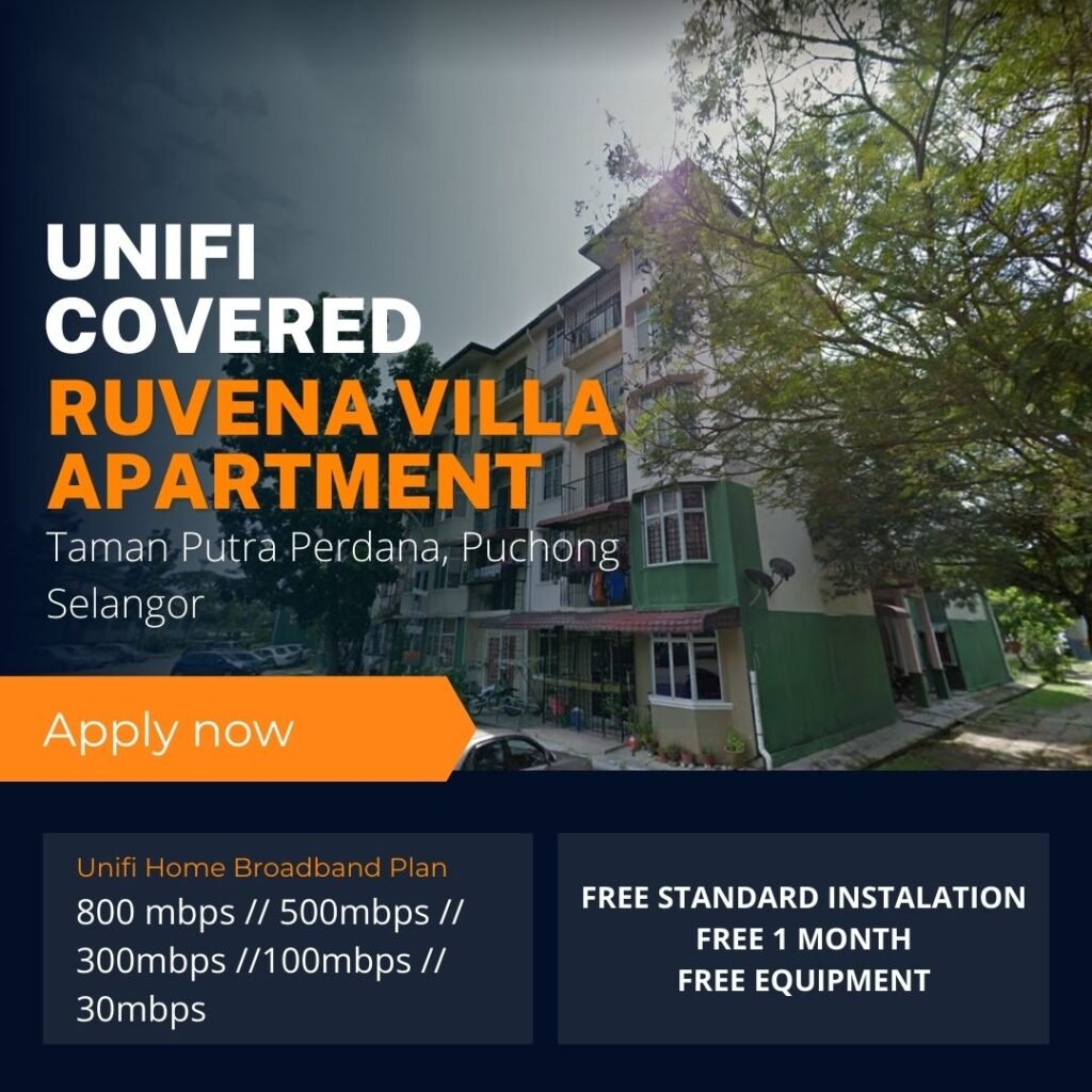 unifi taman Putra Perdana Coverage