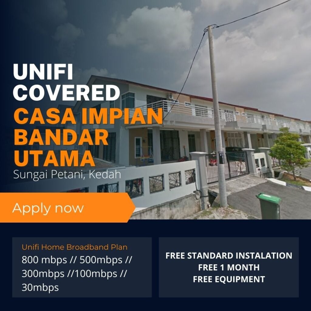 unifi bandar utama coverage