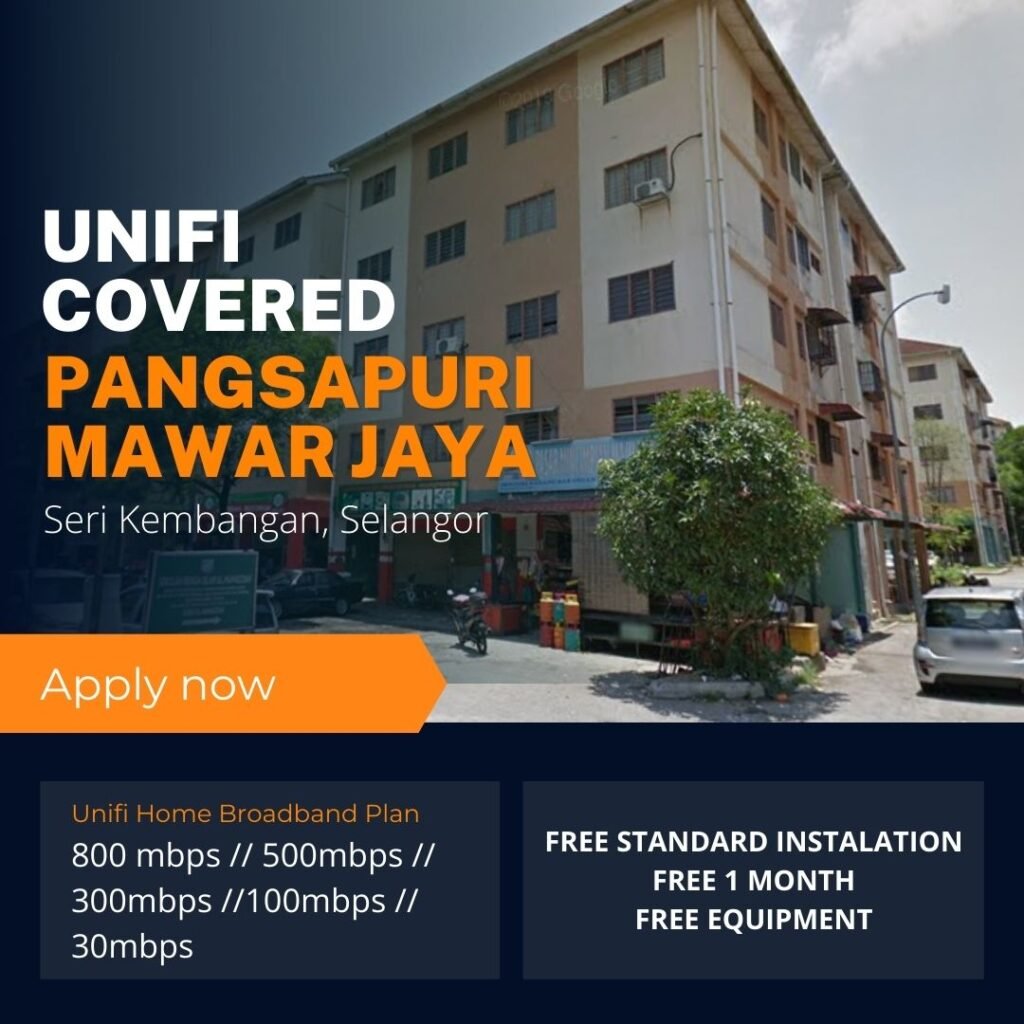unifi seri kembangan coverage