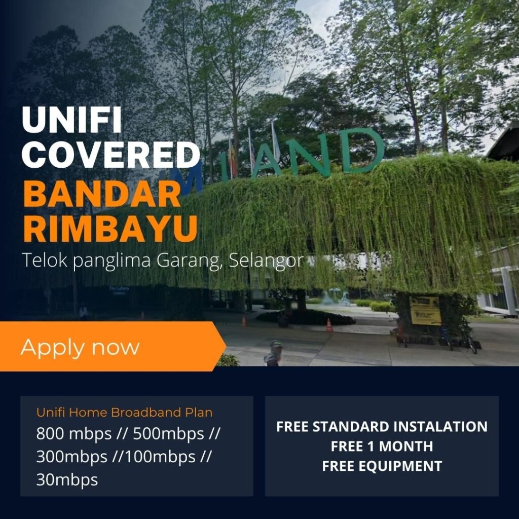 unifi covered telok panglima garang