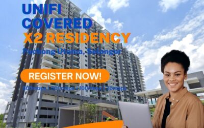 Unifi Puchong Utama Coverage : X2 Residency, Puchong Utama Selangor is now covered by Unifi Broadband fibre Connection