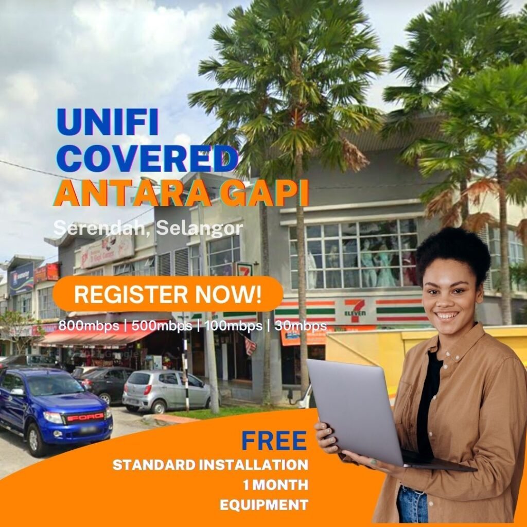 unifi serendah coverage