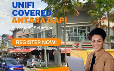 Unifi Serendah Coverage : Antara Gapi Serendah Selangor is now covered by Unifi Broadband fibre Connection