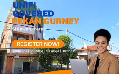 Unifi SitiawanCoverage : Pekan Gurney, Sitiawan Perak is now covered by Unifi Broadband fibre Connection