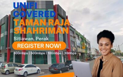 Unifi Sitiawan Coverage : Taman Raja Shahriman , Sitiawan Perak is now covered by Unifi Broadband fibre Connection