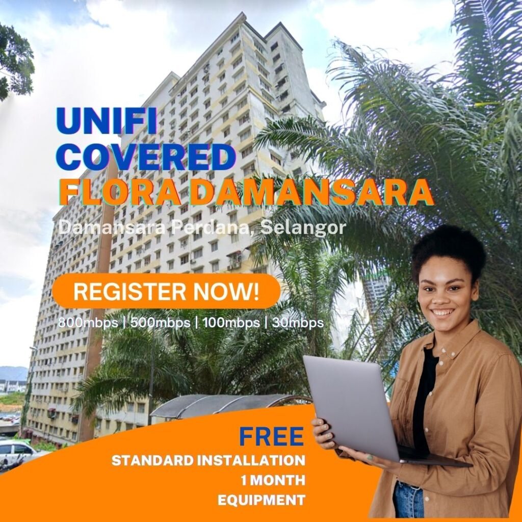 unifi covered flora damansara