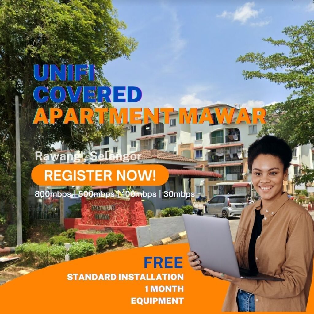 unifi covered apartment mawar