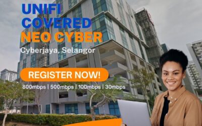 Unifi Cyberjaya Coverage : Neo Cyber, Cyberjaya Selangor is now covered by Unifi Broadband fibre Connection