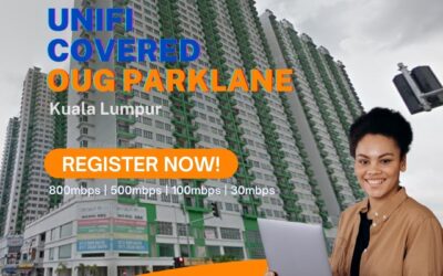 Unifi OUG Coverage : OUG Parklane Service Residence is now covered by Unifi Broadband fibre Connection