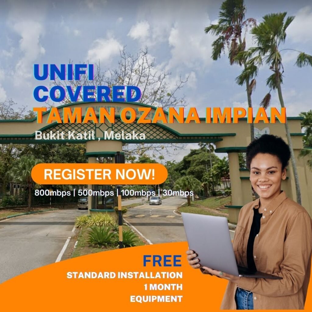 unifi covered taman ozana impian