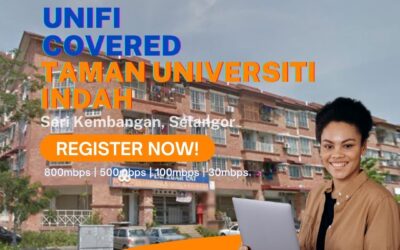 Unifi Seri Kembangan Coverage : Taman Universiti Indah, Seri Kembangan Selangor is now covered by Unifi Broadband fibre Connection