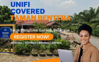 Unifi Telok Panglima Garang Coverage : Taman Bentara, Telok Panglima Garang Selangor is now covered by Unifi Broadband fibre Connection