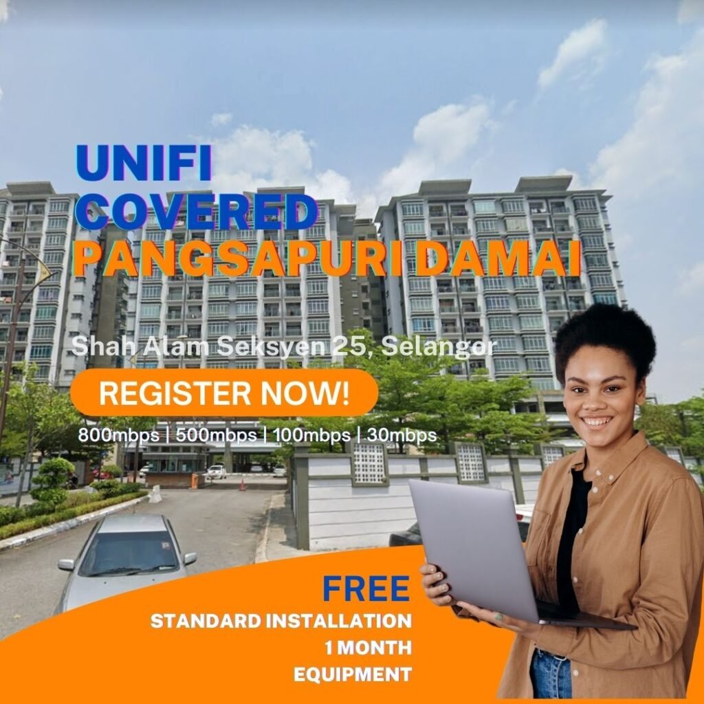 unifi covered pangsapuri damai
