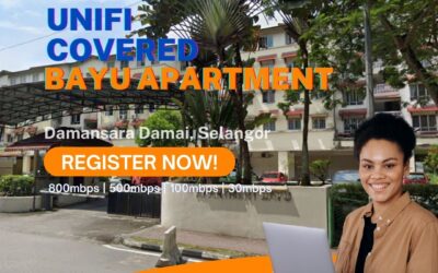 Unifi Damansara Damai Coverage : Apartment Bayu, Damansara Damai Selangor is now covered by Unifi Broadband fibre Connection