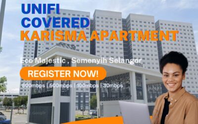 Unifi Semenyih Coverage : Karisma Apartment, Eco Majestic Semenyih is now covered by Unifi Broadband fibre Connection