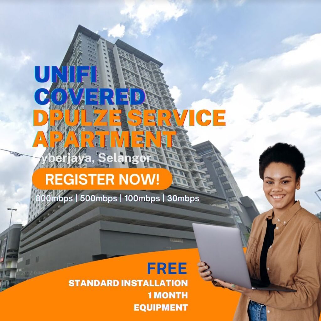 unifi covered DPULZE SERVICE APARTMENT