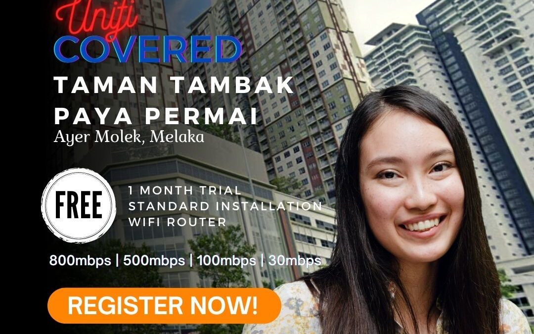 Unifi Ayer Molek Coverage : Taman Tambak Paya Permai, Ayer Molek Melaka is now covered by Unifi Broadband fibre Connection