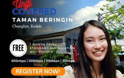 Unifi Changlun Coverage : Taman Beringin, Changlun Kedah is now covered by Unifi Broadband fibre Connection