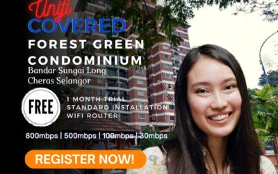 Unifi Bandar Sungai Long Coverage : Forest Green Condominium, Sungai Long Cheras is now covered by Unifi Broadband fibre Connection