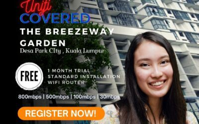 Unifi Desa Park City Coverage : The Breeze Way Garden, Desa Park City is now covered by Unifi Broadband fibre Connection
