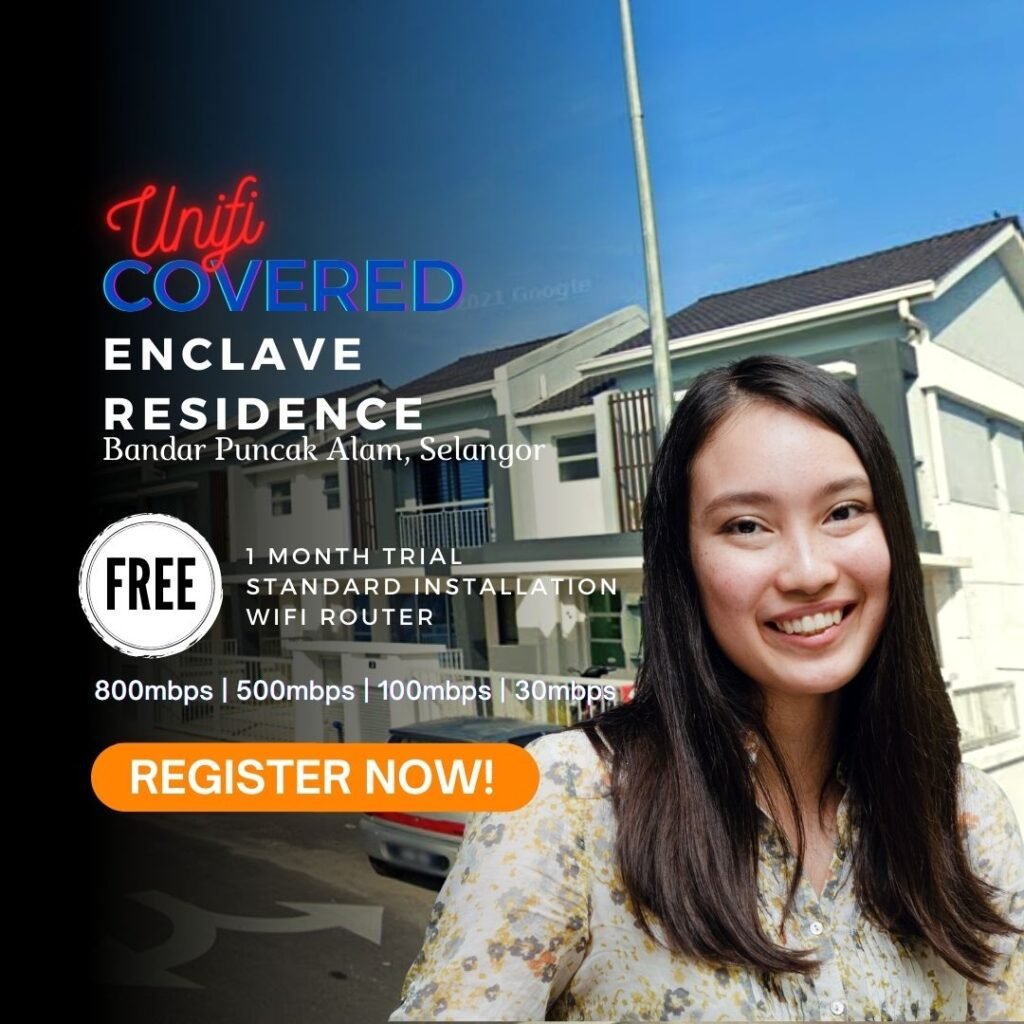 unifi covered bandar puncak alam