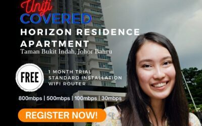 Unifi Johor Bahru Coverage : Horizon Residence Apartment is now covered by Unifi Broadband fibre Connection