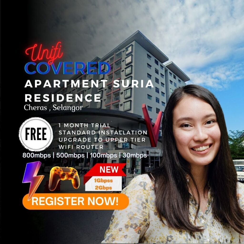 UNIFI COVERED APARTMENT Suria Residence Cheras Selangor