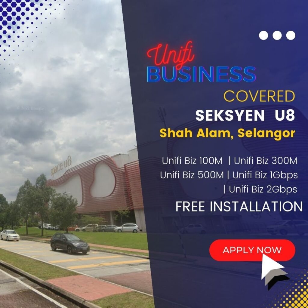 UNIFI COVERED seksyen u8 , Shah Alam