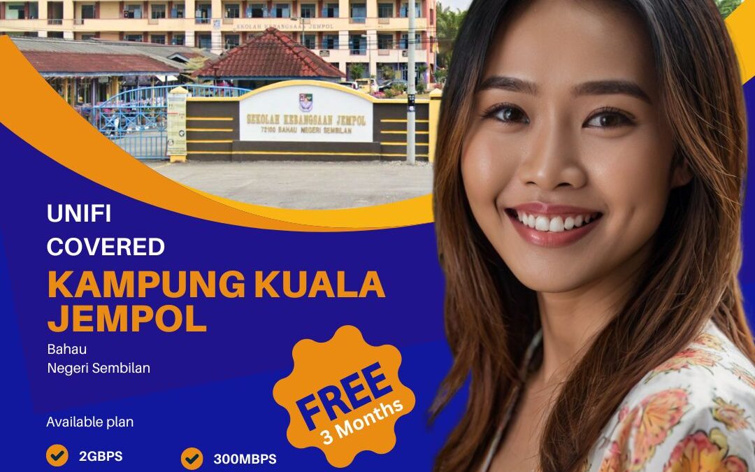 Upgrade your internet in Kampung Kuala Jempol, Bahau with Unifi Home Fibre. Enjoy high-speed, reliable connectivity for all your needs.