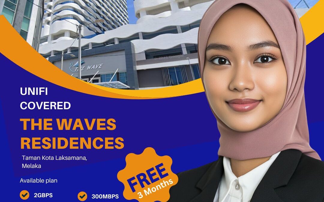 UNIFI COVERED The Waves Residences, Taman Kota Laksamana, Melaka