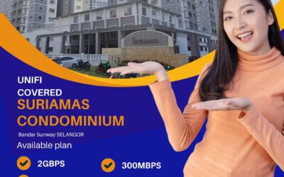 Unifi Home Fibre Now Available at SuriaMas Condominium, Bandar Sunway, Selangor