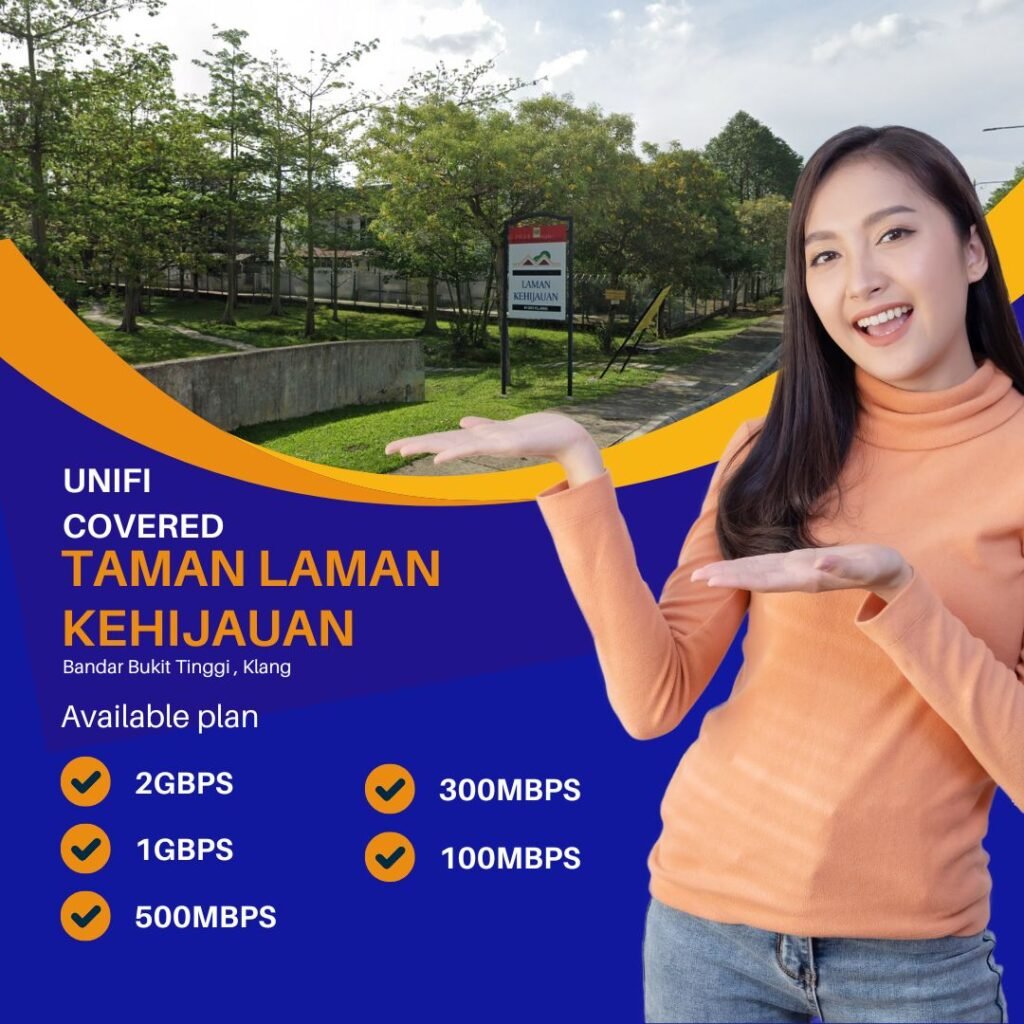 UNIFI COVERED Taman Laman Kehijauan (D'Laman Greenville), Bandar Bukit Tinggi Klang