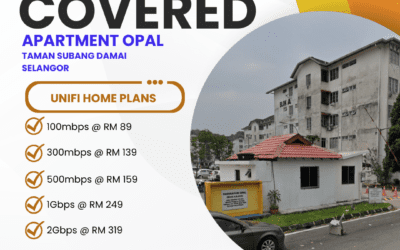 UniFi Home Fibre Now Available at Apartment Opal Taman Subang Damai: High-Speed Internet Plans Starting from 100Mbps