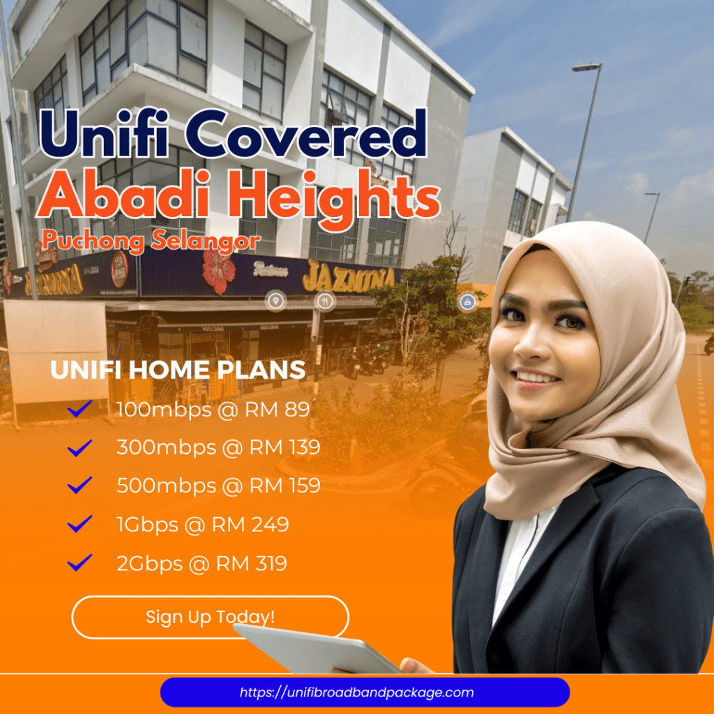 Unifi Covered Abadi Heights Puchong Selangor